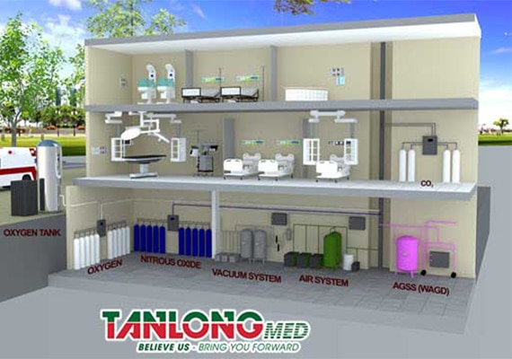 Xây dựng hệ thống khí y tế