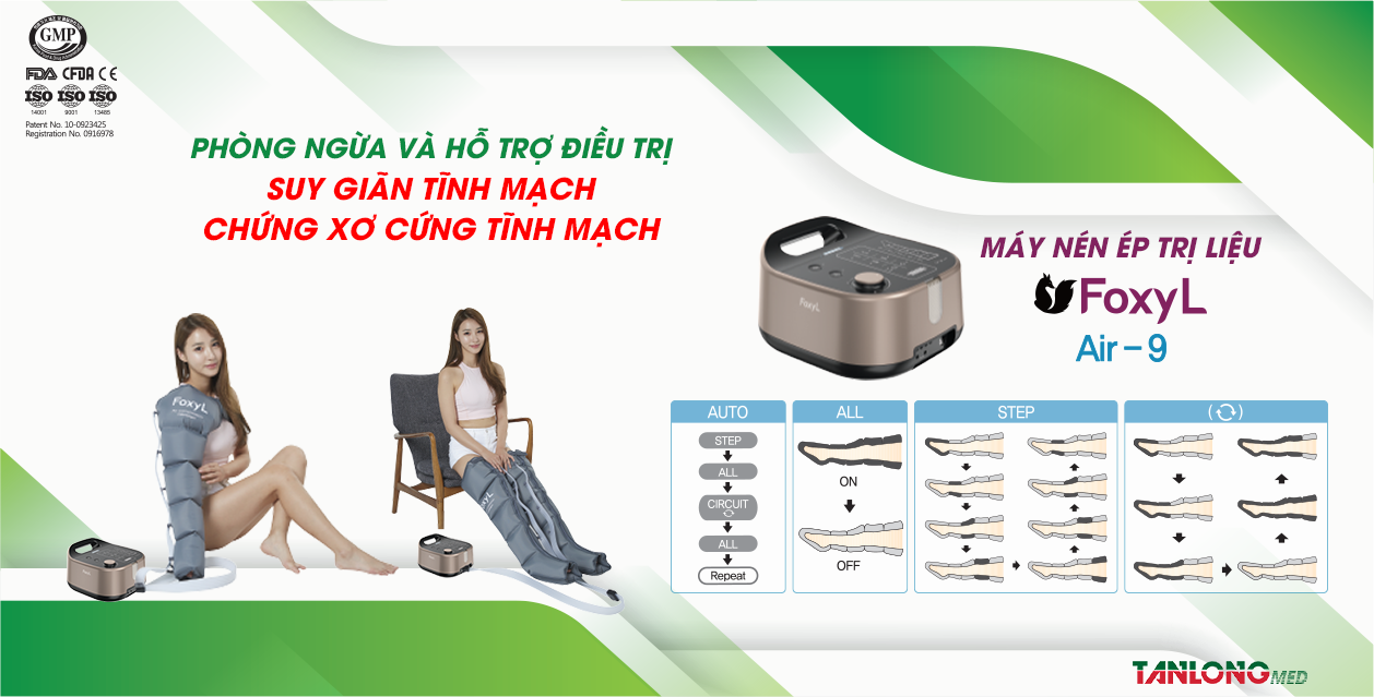 máy nén ép trị liệu foxyl air 9 máy nén ép trị liệu foxyl air 9