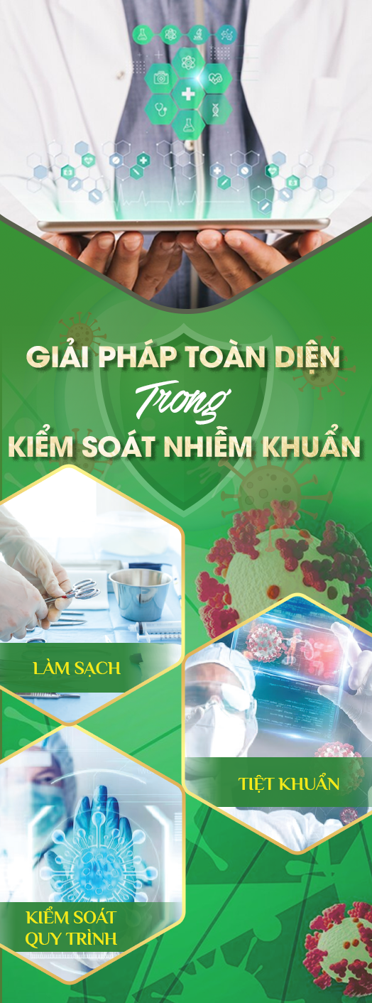 tanlongmed cung cấp giải pháp toàn diện trong kiểm soát nhiễm khuẩn