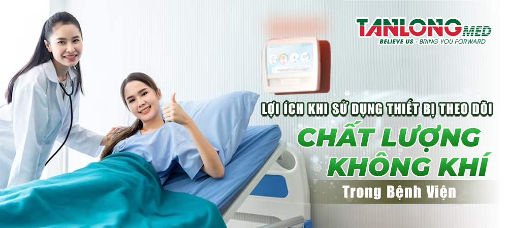 Lợi ích của việc sử dụng thiết bị theo dõi chất lượng không khí trong bệnh viện